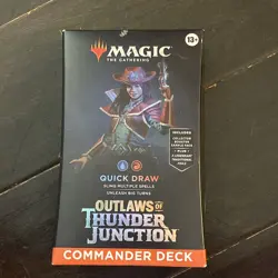 MTG Outlaws of Thunder Junction: Commander Deck - Quick Draw | New & Sealed - Image 1