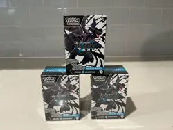 Pokemon TCG Scarlet & Violet Black Bolt Booster Bundle LOT OF 3 BOXES - Image 1
