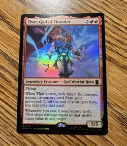 Thor, God of Thunder #156 MTG: Marvel Super Heroes Foil - Image 1