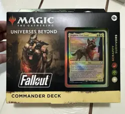 MTG Universes Beyond Fallout Commander Deck * Scrappy Survivors * NEW Dogmeat - Image 1