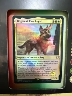 MTG Universes Beyond Fallout Commander Deck * Scrappy Survivors * NEW Dogmeat - Image 2