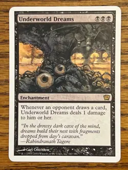 MTG - Underworld Dreams - 9th Edition - Rare - NM/LP - Magic the Gathering - Image 1
