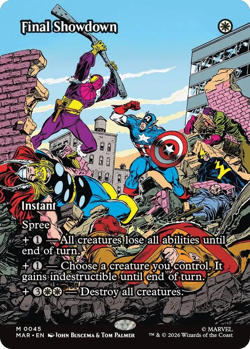 Final Showdown (Borderless) - Marvel Universe Eternal-Legal (MAR)(Foil) - Image 1