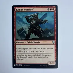 Goblin Warchief - #130 NM Dominaria Mystery Booster (The List) MTG Magic - Image 1
