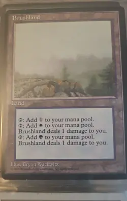 Brushland Ice Age Regular Magic the Gathering MTG - Image 1