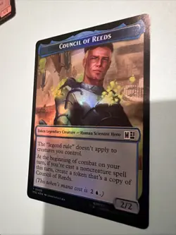 Council of Reeds 8 Wall 3 Marvel Super Heroes Foil Token Mtg M/NM MSH - Image 2