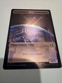 Council of Reeds 8 Wall 3 Marvel Super Heroes Foil Token Mtg M/NM MSH - Image 4