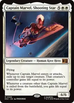 Captain Marvel Shooting Star - Marvel Super Heroes - NM - Image 1