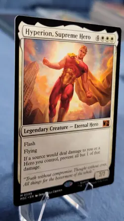 Hyperion, Supreme Hero [MSC] #599 NM MTG - Image 3