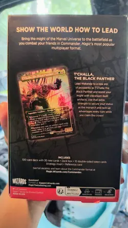 Magic The Gathering (MTG) Marvel Super Heroes Commander Deck - Wakanda Forever - Image 2