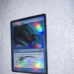 Magic: The Gathering Gitaxian Probe English Foil Sorcery Blue 2012 - Image 2