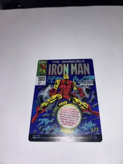 Tony Stark / The Invincible Iron Man - Comic Book Art- FOIL - 2026 - Image 4