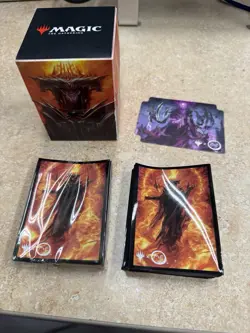 Ultra Pro Sauron LotR Magic: The Gathering Deckbox and Sleeves - Image 1