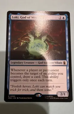 Loki, God of Mischief Marvel Super Heroes Regular Mtg M/NM MSH - Image 1