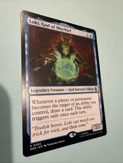 Loki, God of Mischief Marvel Super Heroes Regular Mtg M/NM MSH - Image 2