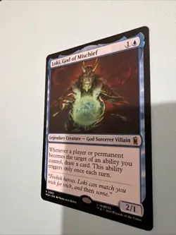 Loki, God of Mischief Marvel Super Heroes Regular Mtg M/NM MSH - Image 3