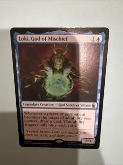 Loki, God of Mischief Marvel Super Heroes Regular Mtg M/NM MSH - Image 5