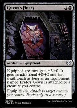 2021 Innistrad: Crimson Vow Groom's Finery Expansion/Uncommon #117 - Image 1