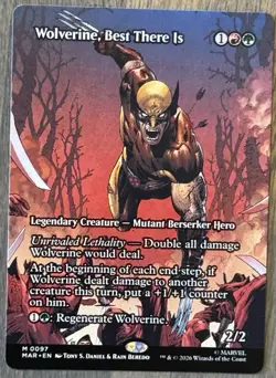 Wolverine, Best There Is (Borderless) - 97 / English / Near Mint MTG - Image 1