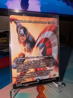 MTG Captain America First Avenger 0088 Marvel Secret Lair Full Art Borderless - Image 3