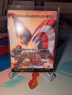 MTG Captain America First Avenger 0088 Marvel Secret Lair Full Art Borderless - Image 4