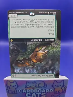 Miscut MTG Borderless Throne of Eldraine ELD Wildborn Preserver - Image 2
