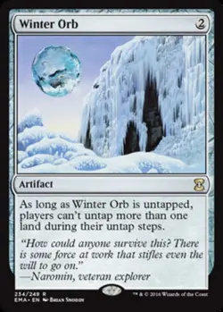 MTG Winter Orb, Light Play, English Eternal Masters - Image 1