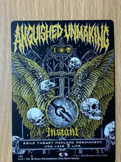 Anguished Unmaking - Secret Lair Party Hard, Shred Harder (Magic/mtg) NM - Image 1