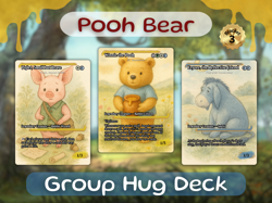 Winnie Pooh Themed Group Hug Commander MTG Alt-Art Deck. Ready to Play! - Image 1