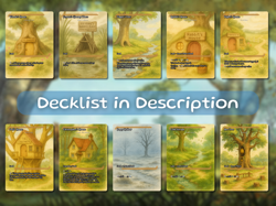 Winnie Pooh Themed Group Hug Commander MTG Alt-Art Deck. Ready to Play! - Image 5