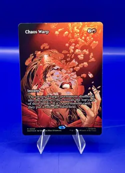 MTG Chaos Warp #0069 Foil Borderless Mythic Marvel Universe Eternal-Legal (MAR) - Image 1