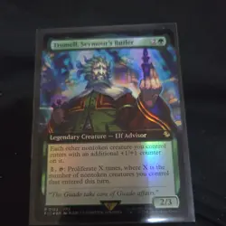 Tromell, Seymour's Butler (EXTENDED ART) 162 ◆FOIL◆ FIC Magic MTG NM - Image 1
