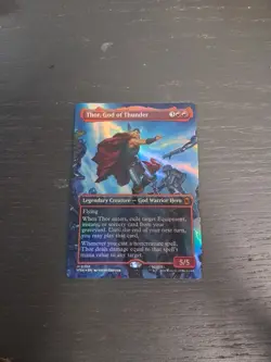 Thor, God of Thunder (Borderless) (0338) Marvel Super Heroes Foil - Image 1