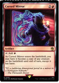 Cursed Mirror 226 R Universes Beyond: Doctor Who NM - Image 1