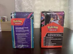 Pokemon Collector Chest - Lunch Box Tin - w/ 6 Booster Packs (Lot of 2) - Image 2