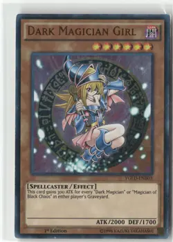 Dark Magician Girl YGLD-ENB03 Ultra Rare 1st Edition MP *Free Shipping on $5+ - Image 1
