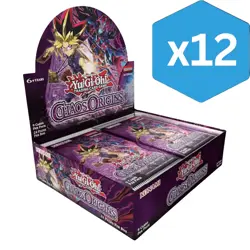 Yugioh Chaos Origins Booster Case (12 Boxes) 1st Edition Brand New Sealed - Image 1