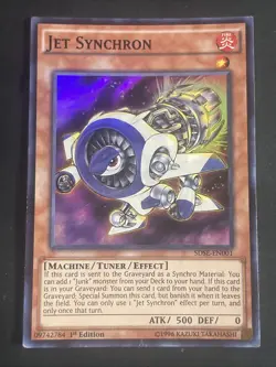 Jet Synchron #SDSE-EN001 Structure Deck: Synchron Extreme 1st Edition Yu-Gi-Oh! - Image 1
