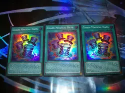 3x Chaos Magical Hats 1st Edition Super Rare CORI-EN046 Yu-Gi-Oh! - Image 1