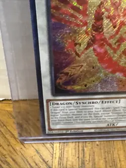 Crimson Dragon DUNE-EN038 Duelist Nexus 1st Edition Secret Rare LP Yu-Gi-Oh - Image 5