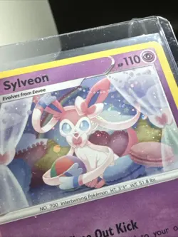 Pokemon! Sylveon SWSH Black Star Promo SWSH211 - NM+ With Swirl 🍥 - Image 2