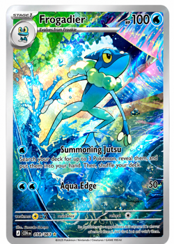 Frogadier 089/086 Illustration Rare IR Holo Pokemon Card - Image 1