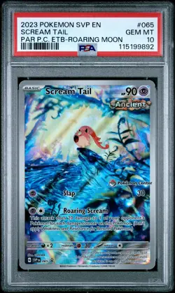 2023 POKEMON SVP EN-SV BLACK STAR PROMO #065 SCREAM TAIL PSA 10 - Image 1