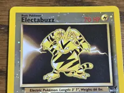 Pokemon Reverse Holo Best Promo Electabuzz #1 (Never Played) Swirl **read** - Image 2