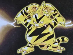 Pokemon Reverse Holo Best Promo Electabuzz #1 (Never Played) Swirl **read** - Image 4