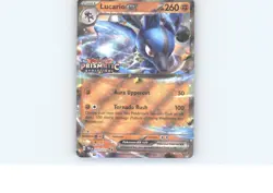 Lucario ex 051/131 Holo Double Rare Prismatic Evolutions Pokemon Near Mint - Image 1