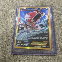 Pokemon TCG Gyarados EX 123/122 Breakpoint Secret Rare Full Art Holo Eng 2016 - Image 3