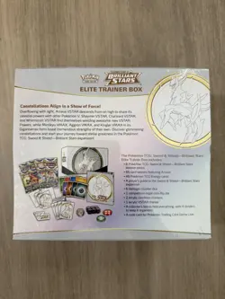 Pokemon TCG Sword & Shield Brilliant Stars Elite Trainer Box Sealed DG Sticker 820650850127 - Image 2