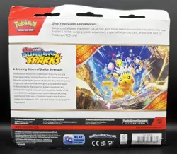 POKEMON SCARLET & VIOLET SURGING SPARKS SEALED BLISTER 3-PACK ZAPDOS - Image 2