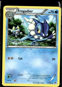 Pokemon Frogadier 47/162 BREAKthrough Non Holo Uncommon 2 Card Lot LP - Image 1